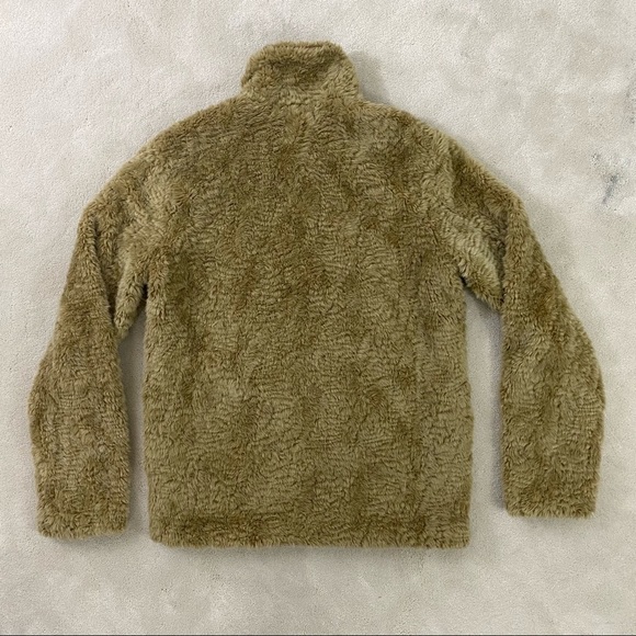 ASOS Women's Beige / Tan Sherpa Cozy Zipper Jacket Teddy Coat Size L - Picture 2 of 10